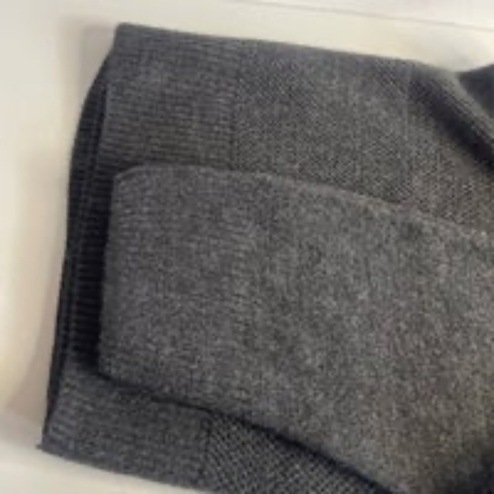 Tricoats St Raphael gray long sleeve round neck sweater size extra large - Picture 3 of 8